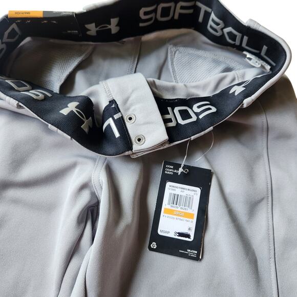 Women's Under Armour Cropped Soft Ball Pants size Small NWT - Picture 3 of 4
